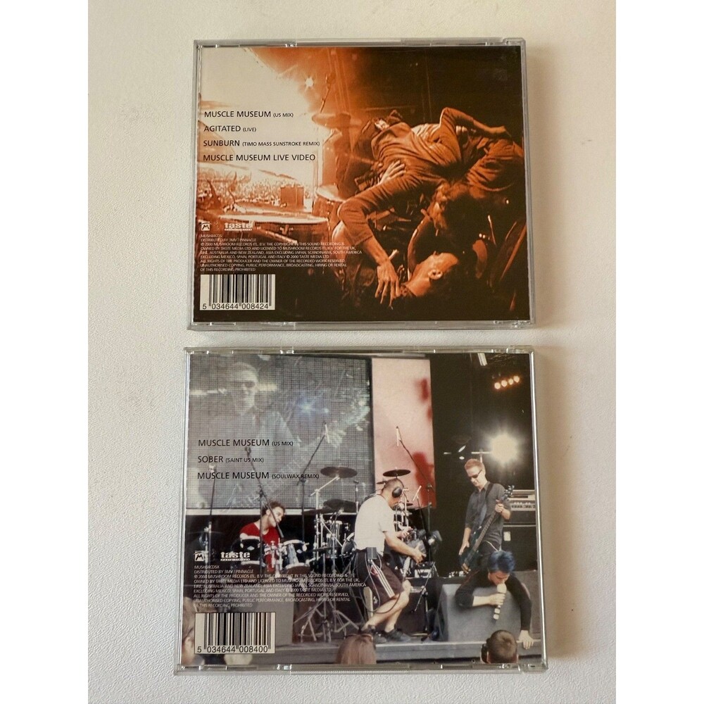 Muse Muscle Museum Parts 1 & 2 CD Hype Sticker Enhanced Order Form Tested - Picture 2 of 5